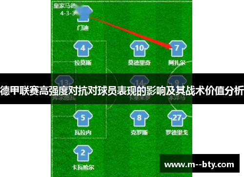 德甲联赛高强度对抗对球员表现的影响及其战术价值分析 德甲联赛高强度对抗对球员表现的影响及其战术价值分析